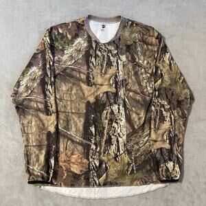 BRP Mossy Oak Camo Long Sleeve Hunting Performance Shirt XL Men’s